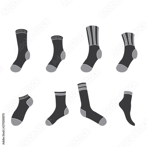 sock clipart sock drawing sock icon symbol isolated on white background vector illustration
