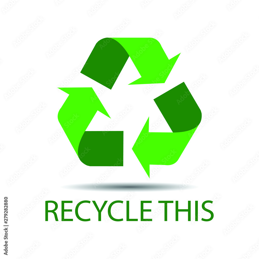 Universal recycle icon , vector icon Universal recycle icon , vector icon