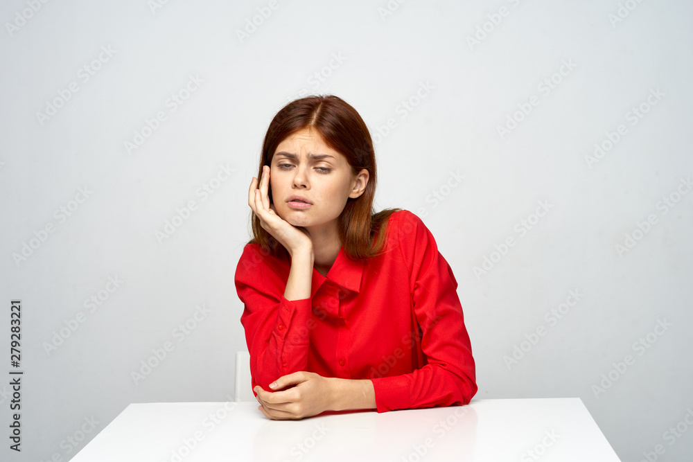 young woman sitting on the floor with laptop young woman sitting on the floor with laptop