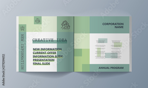 This template is the best as a business presentation, used in marketing and advertising, flyer and banner, the annual report