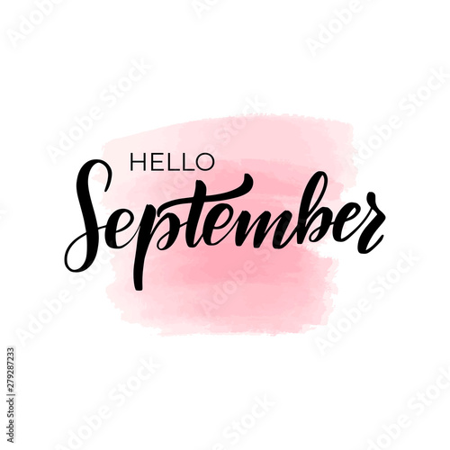 lettering hello September
