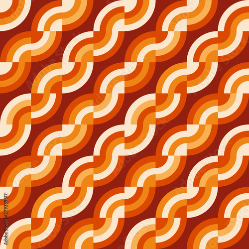 Disco vintage style seamless pattern