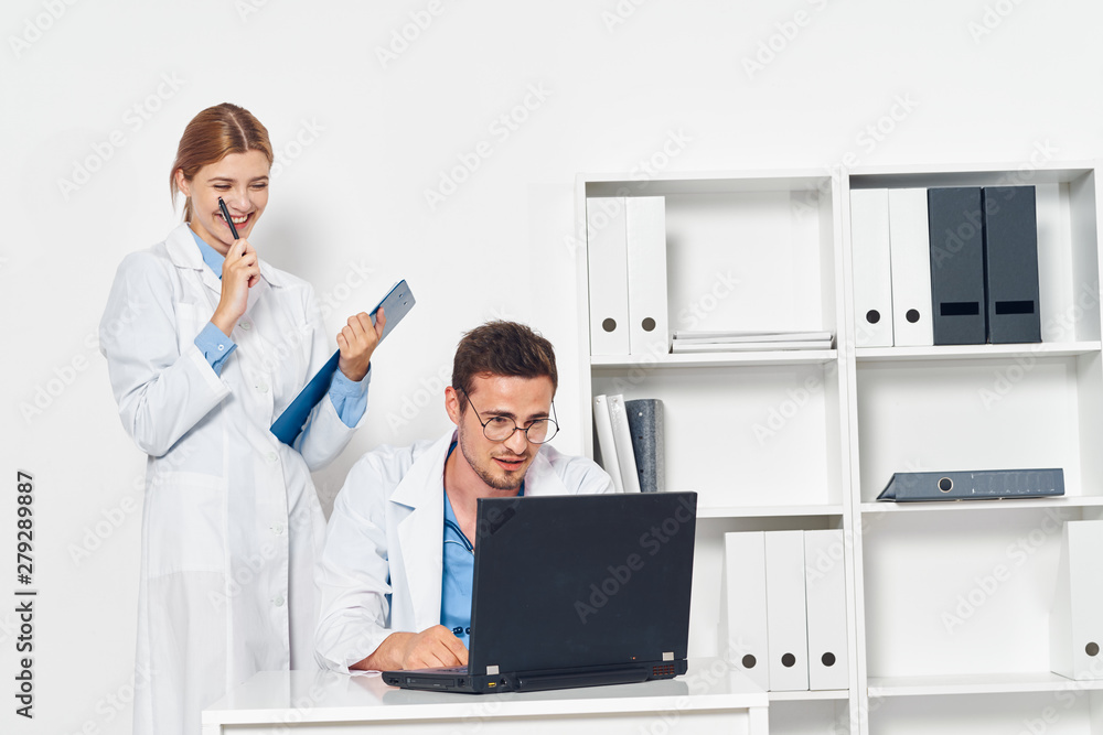 doctor and patient in office