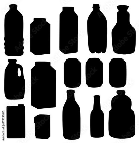 Beverage and Drinks Silhouette Vector Files
