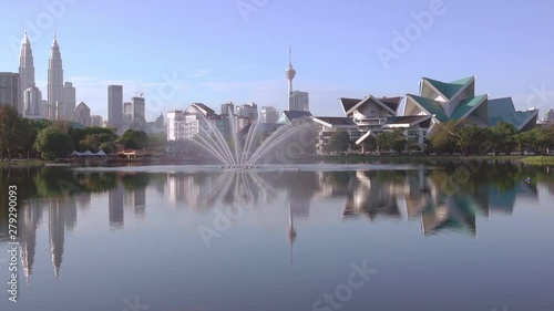 Morning calm in Kuala Lumpur
