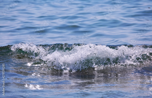 Wallpaper Mural Glowing warm waves of Cyprus Larnaca with sun reflections Torontodigital.ca