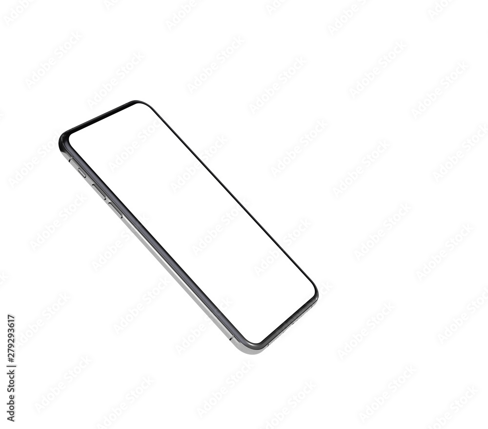 smartphone digital isolated 3d background