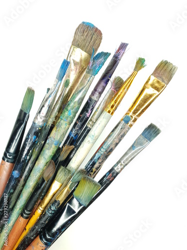 dirty brushes