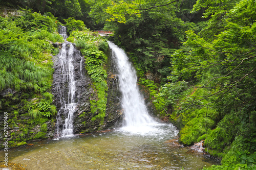 【山形県 日本の観光名所】白銀の滝
