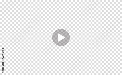 Vector Illustration of the video player sign or movie media play bar on transparent background. EPS10.