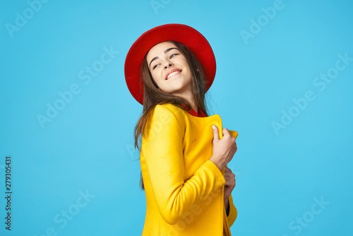 portrait of a girl in red hat © SHOTPRIME STUDIO