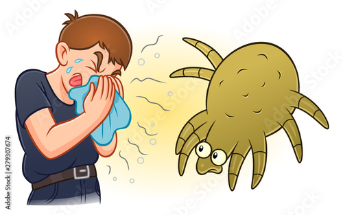 Allergy to dust mites