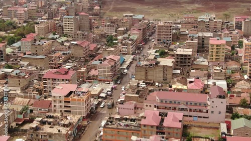 Drone footage of Kenya Kasarani Area. photo