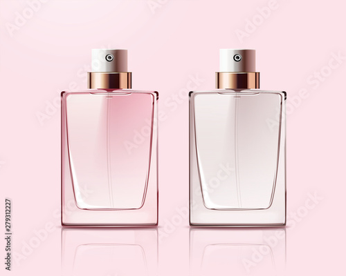 Blank perfume glass bottles