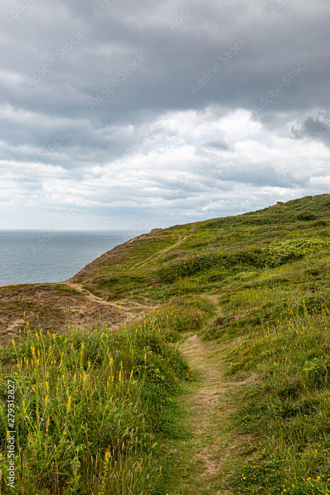 A coastal path along the cliffs near Newhaven in Sussex