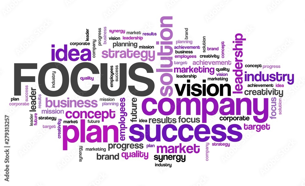 Fototapeta premium Focus in business