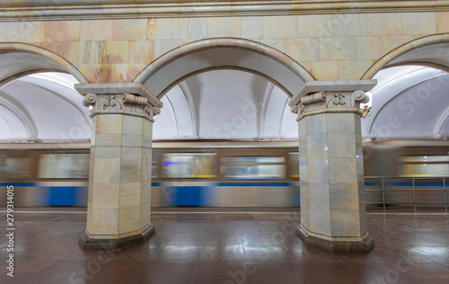 inside the moscow metro subway