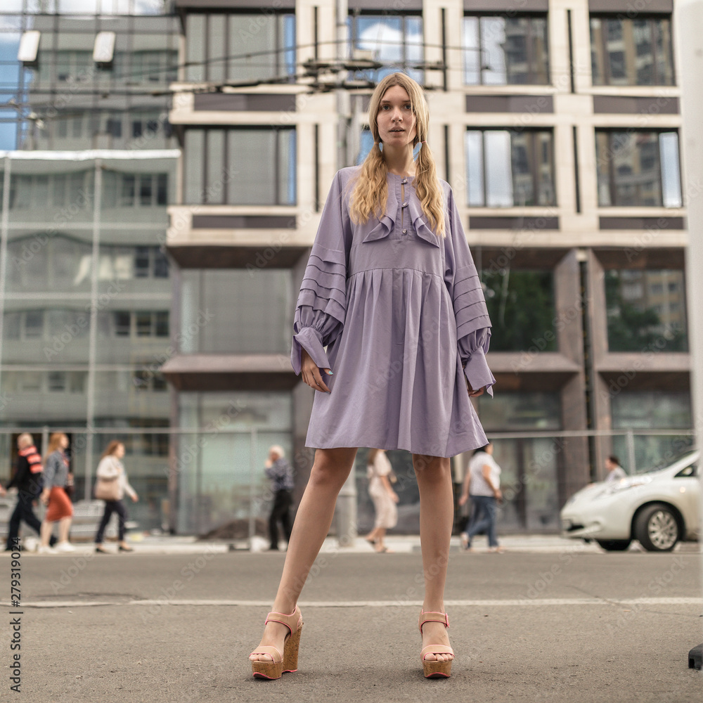 young woman in the city young woman in the city