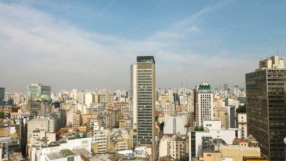 Metropolis Skyline Sao Paulo Downtown, Brazil