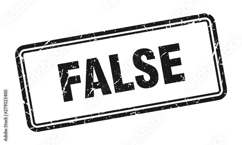 false