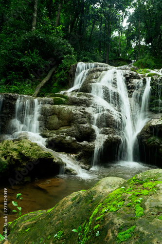 Fototapeta Naklejka Na Ścianę i Meble -  Waterfalls in the rainy season, wetness in the rainy season