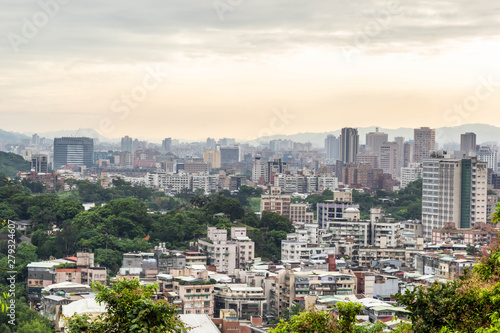 View of the city of Taipei