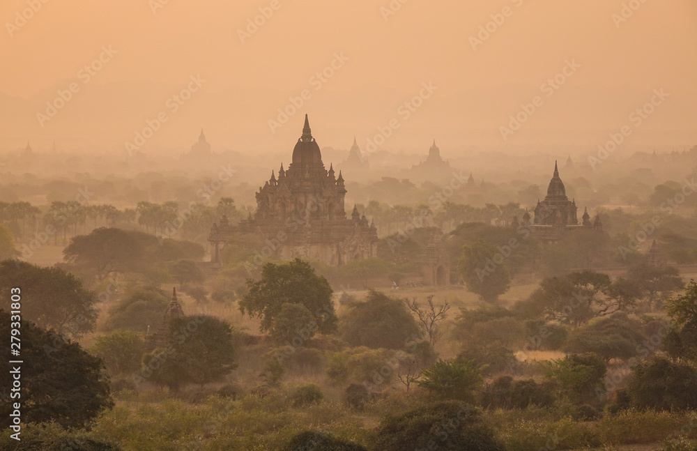 Ancient Buddhist temples in Bagan, Myanmar Ancient Buddhist temples in Bagan, Myanmar
