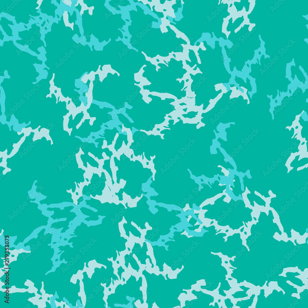 Obraz premium Sea camouflage of various shades of blue and green colors