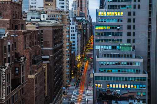 Canvas Print View from Midtown Manhattan