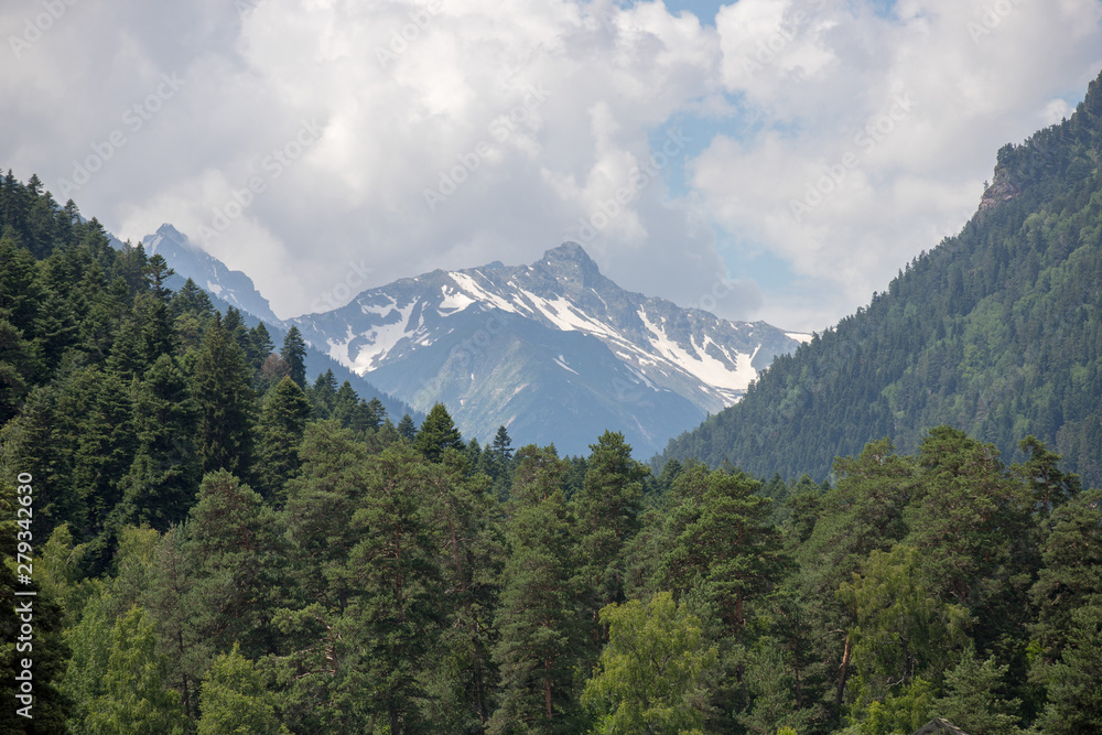 the Caucasus mountains Arkhyz tourism