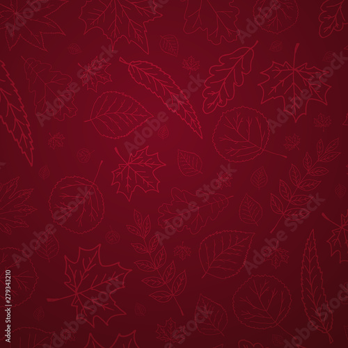 Autumn background with leaves for shopping sale or promo poster and frame leaflet or web banner and social media.