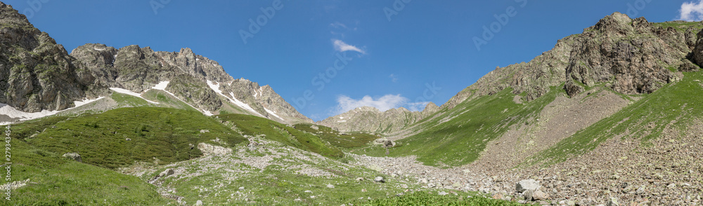 the Caucasus mountains Arkhyz in Sunny day the Caucasus mountains Arkhyz in Sunny day