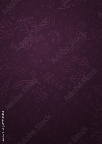 Autumn background with leaves for shopping sale or promo poster and frame leaflet or web banner and social media.