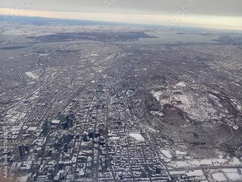 Aerial view of Montreal, Quebec