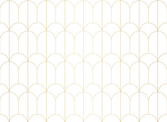 Papier peint photo Art deco patrons Damas géométrique art déco luxueux  © daniela