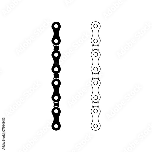 Chain link icon vector illustration