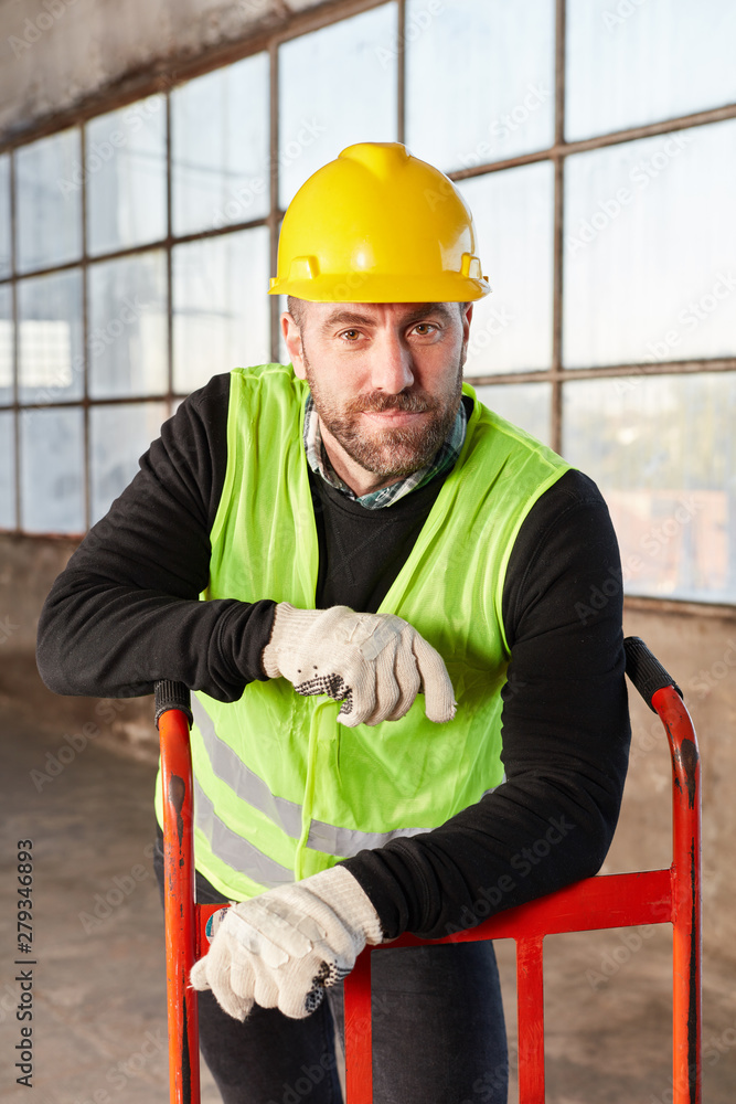 Man As A Warehouse Worker Of A Freight Forwarder Stock Photo Adobe Stock