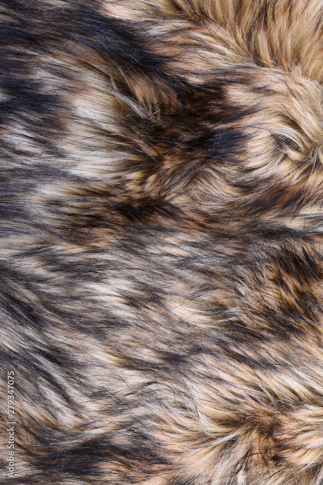 Closeup of Wolf fake fur texture Closeup of Wolf fake fur texture