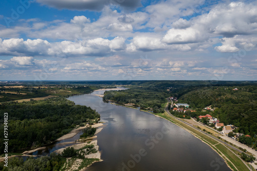 Kazimierz Dolny, Polska - Krajobraz z lotu ptaka - panorama © BlackMediaHouse