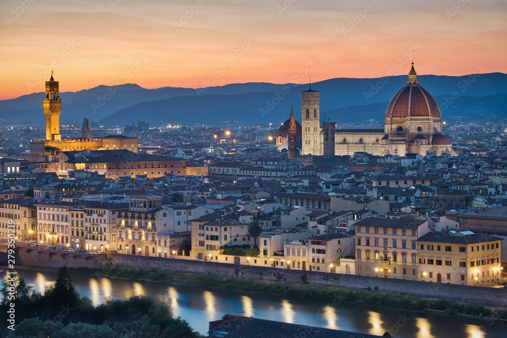 Florence and the Sunset