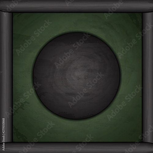 Blank green chalkboard blackboard background