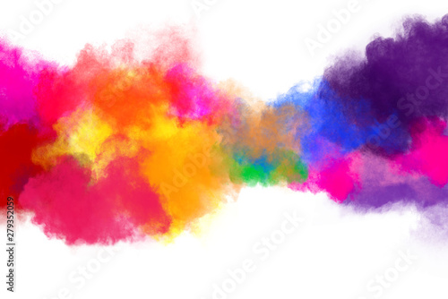 Abstract powder splatted background. 
