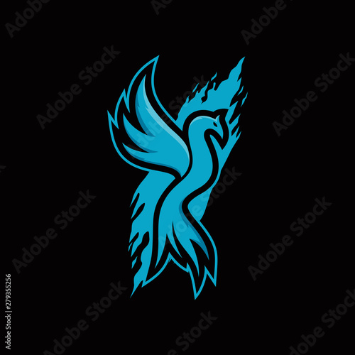 Phoenix/Fire Bird E Sport logo. Phoenix E Sport logo