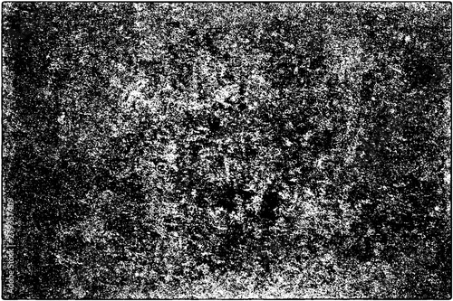 Grunge background black and white. Vector texture of scratches, chips, cracks. Monochrome gloomy pattern of the old surface.