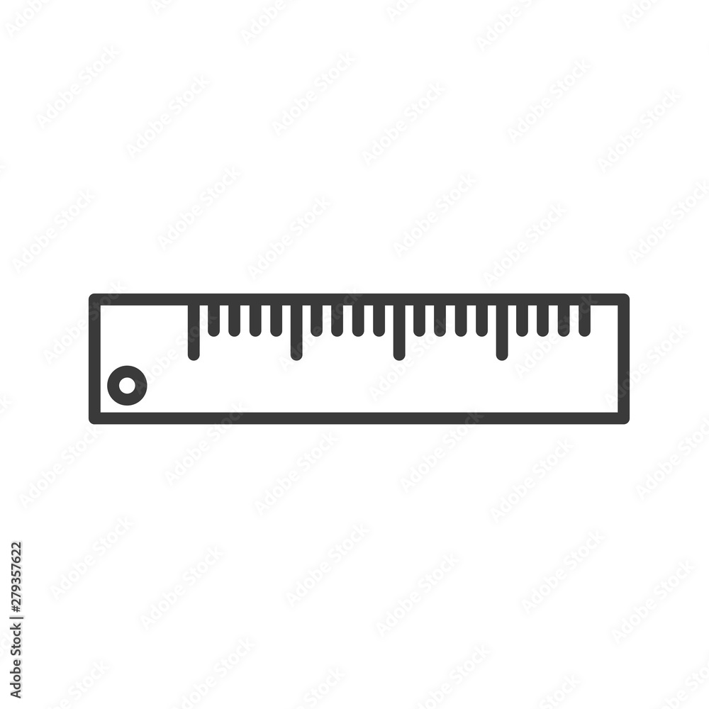 Circle Ruler icon vector isolated on white background, logo concept of Circle  Ruler sign on transparent background, black filled symbol Stock Vector