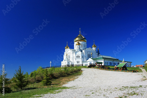 Belogorsky St. Nicholas Monastery on the hill photo