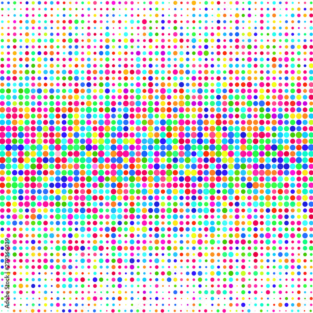 Mosaics of multicolored points Mosaics of multicolored points