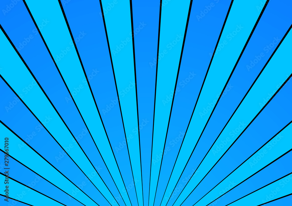 Obraz premium Vector Background with Blue Rays