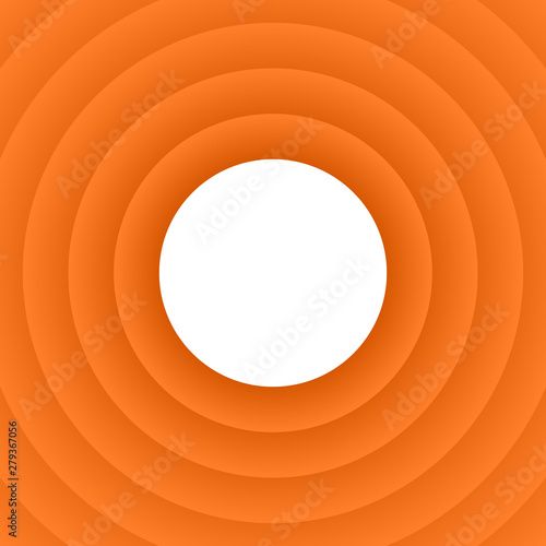 Orange circles background. Empty space for text. Vector illustration.