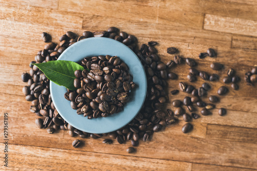 coffee beans with nobody